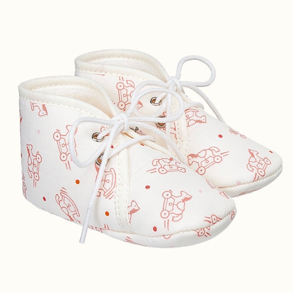 Hermès Adada Dots Baby Booties